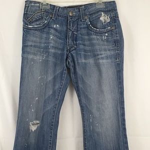 Division E Jeans Distressed size 33 ( EUC )